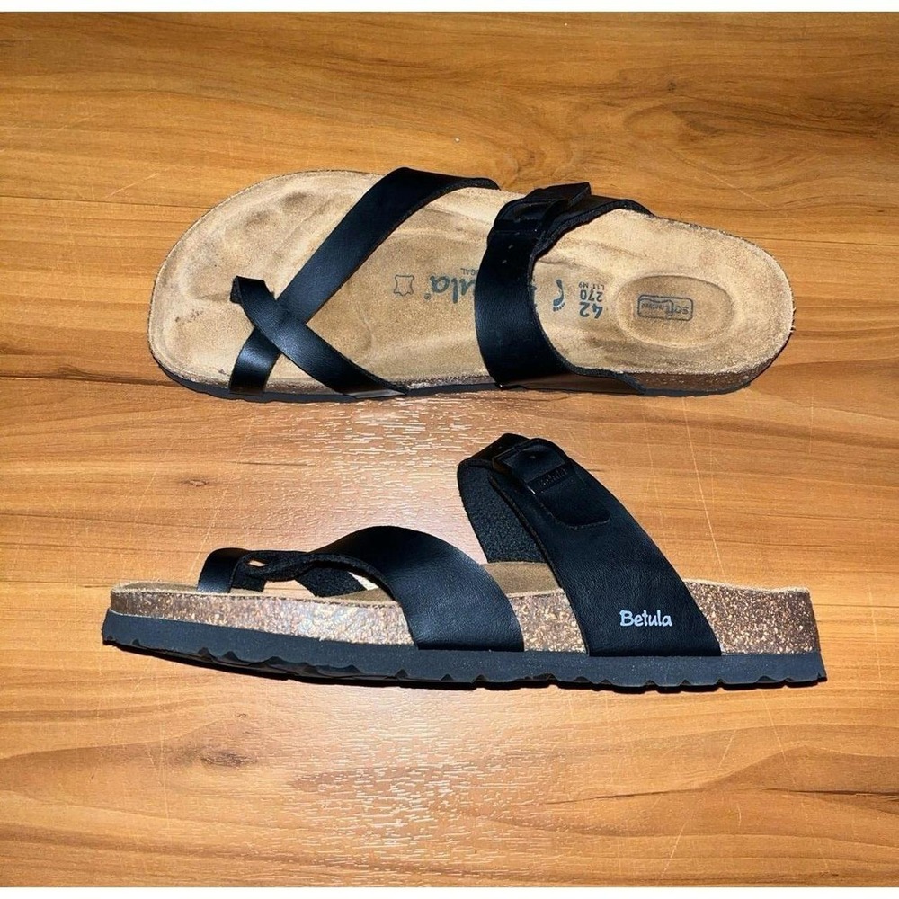 Womens Betula by Birkenstock Mia Buckle Strap Open Toe Sandals